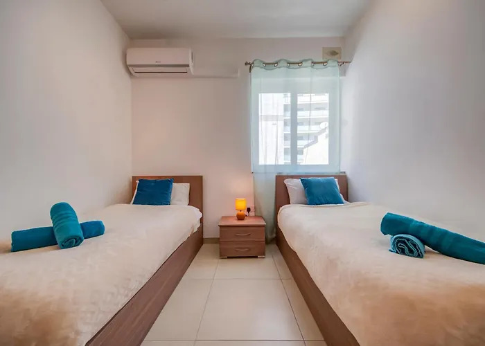 Modern 2br With Balconies In St Julians, Paceville - 5 By Vaganza