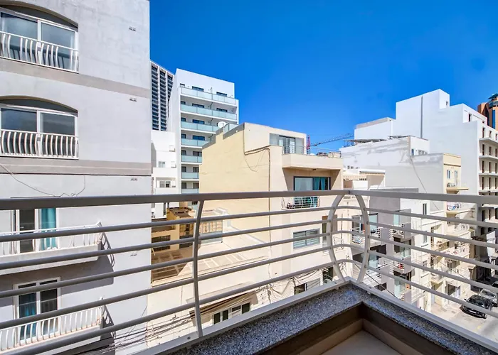 Modern 2br With Balconies In St Julians, Paceville - 5 By Vaganza Lägenhet *
